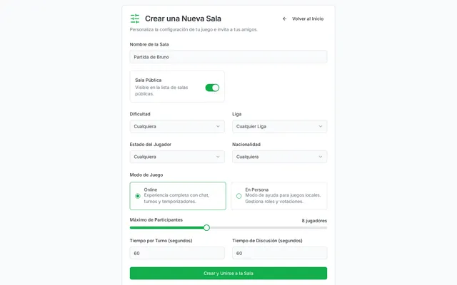 El Impostor Futbolero — El Impostor Futbolero — Desktop 3