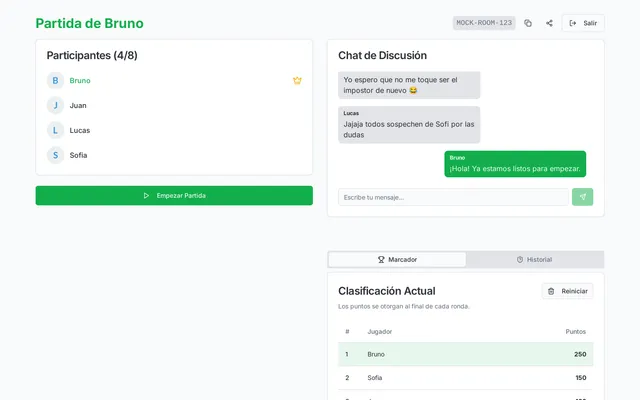 El Impostor Futbolero — El Impostor Futbolero — Desktop 4