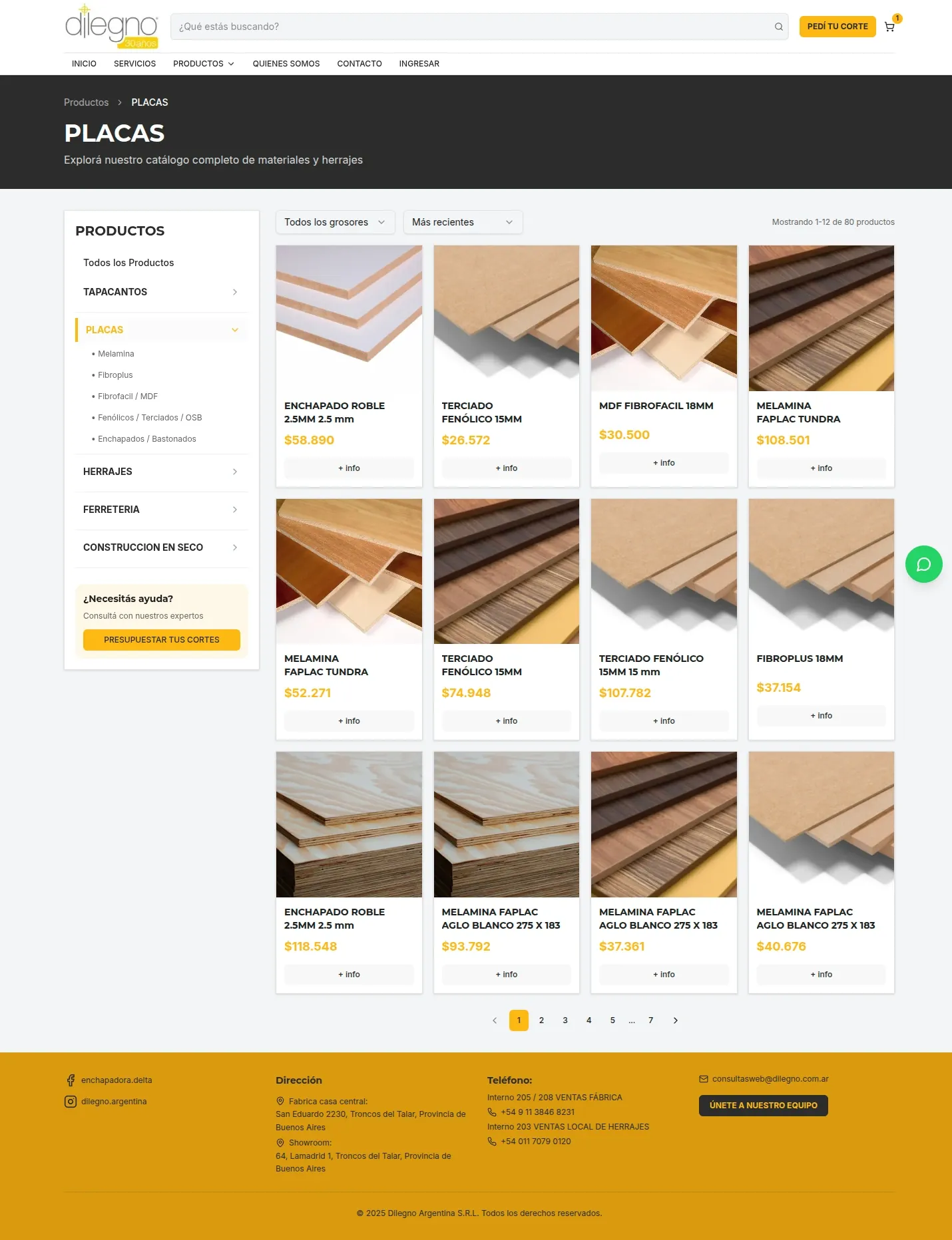 Dilegno — Productos (Después)
